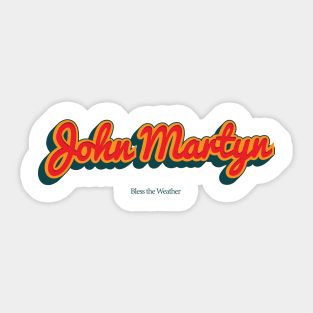 John Martyn Sticker